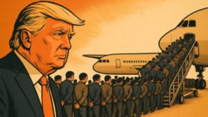 ‘142K illegal aliens vs Donald Trump’: White House joins ‘100 men vs gorilla’ viral meme trend to highlight US immigration record